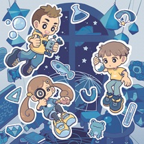 「青少年のための科学の祭典」イメージイラスト
